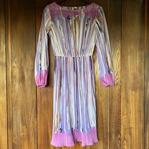 Sheer, vintage, midi dress